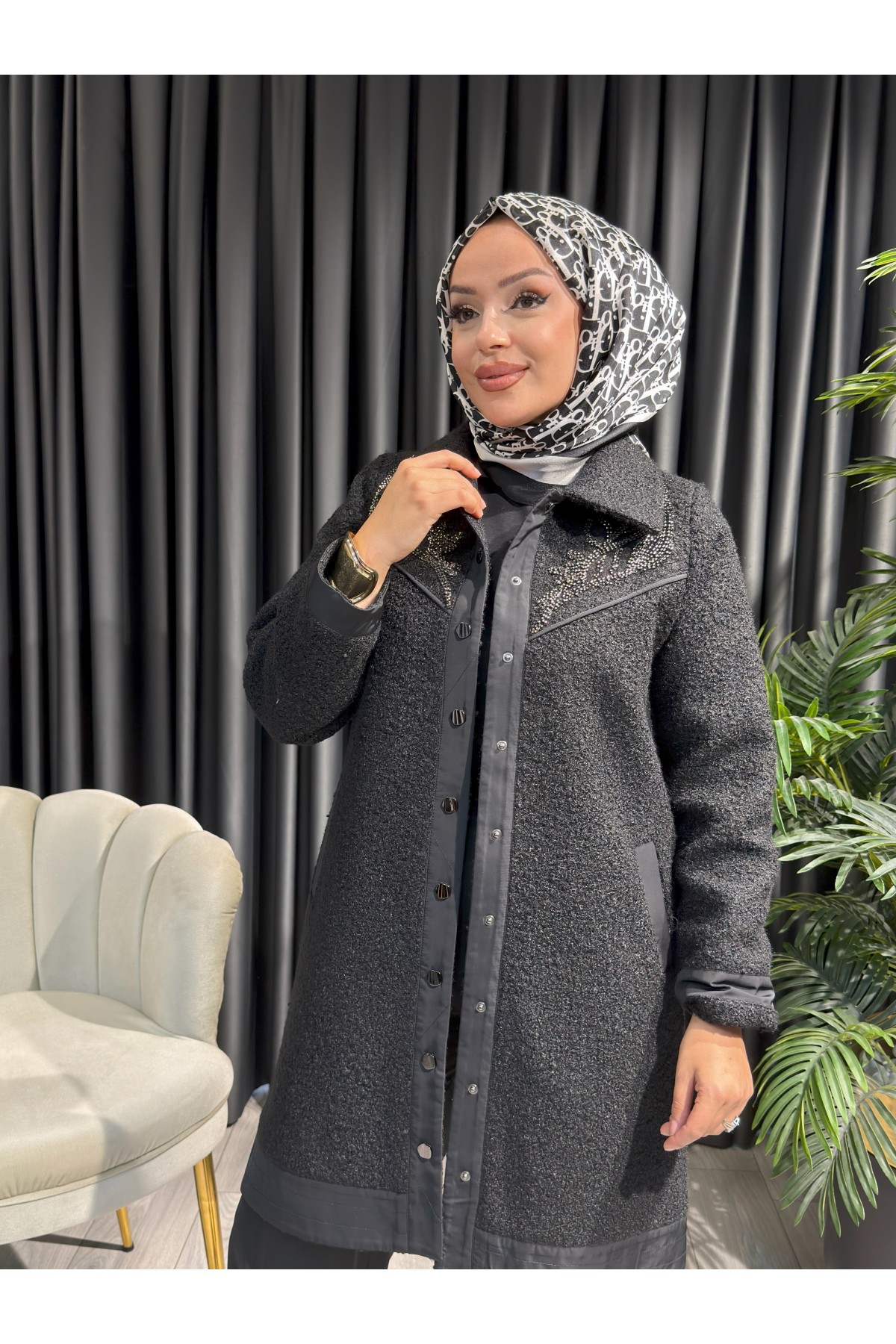 Büyük beden tesettür buklet kap 25138